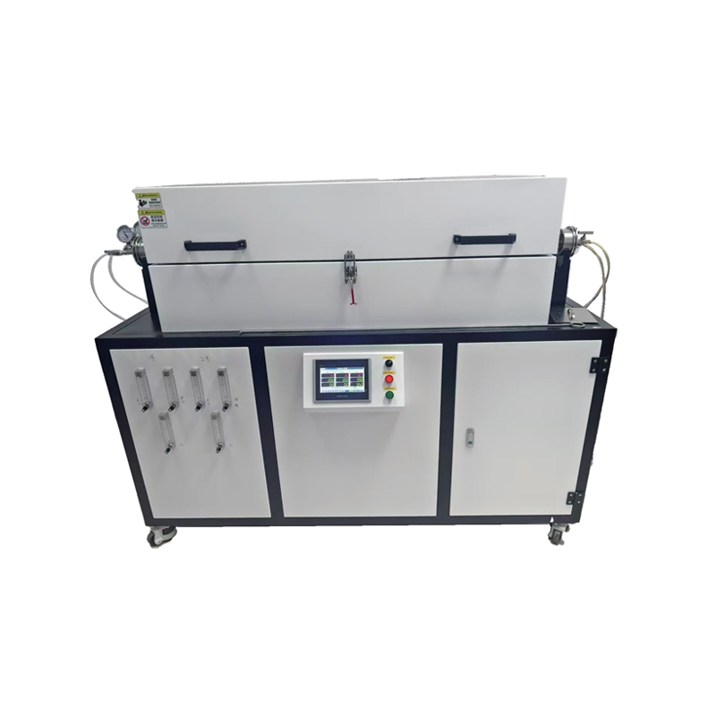 کوره لوله کوارتز با خلوص بالا سه درجه حرارت